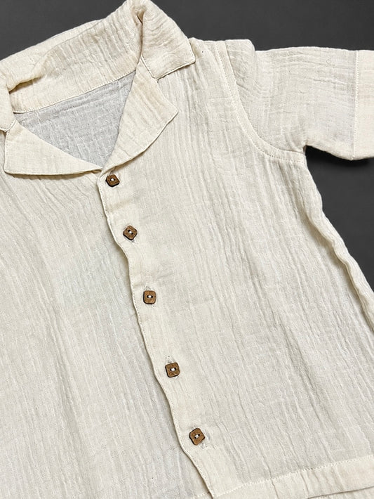 Cloud Gaze Button Shirt